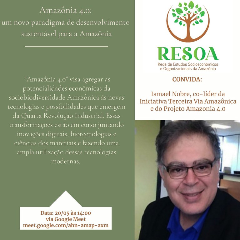 cartaz de divulgação com as informações contidas no texto acima e foto de Ismael Nobre.